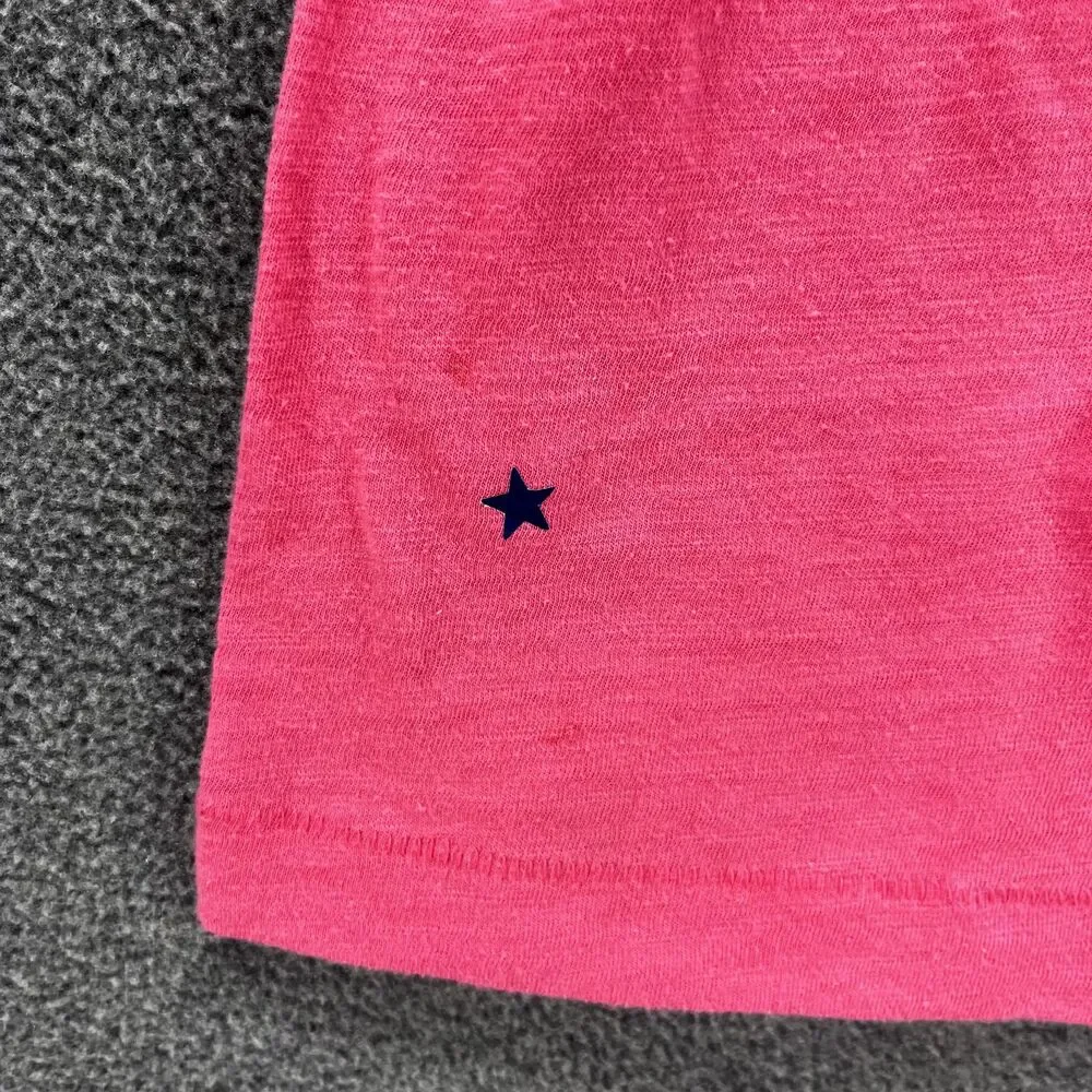 Old Navy Dress Girls Small 6 7 Pink short sleeves beach summer‎ crew neck